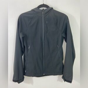 Icebreaker Wool Insulated Soft shell Hooded Jacket Women’s Small Black Outdoor